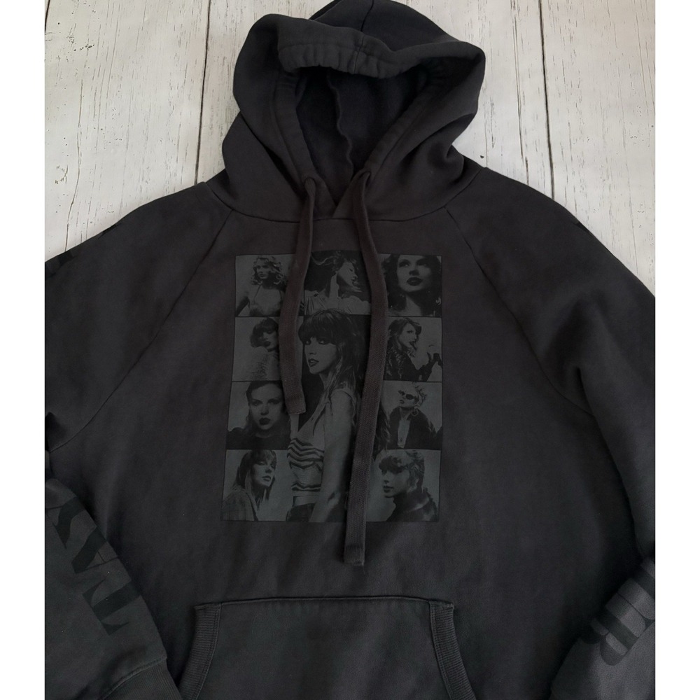 Taylor Swift The Eras Tour Genuine Black Concert Hoodie L Oversized Large